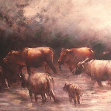 田野春暉170x70cm  2014-大美無言藝術空間